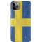 Sweden Flag Distressed iPhone 11 Pro Max Lite Case